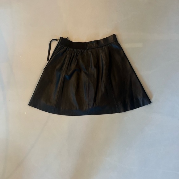 Y.A.S Black Faux Leather Skirt - Picture 10 of 15